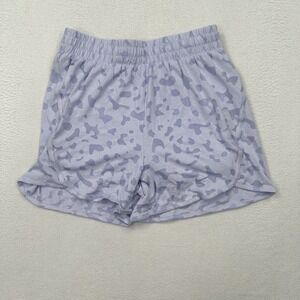 Nike Youth Girls Breezy Flow Shorts Size XL Purple FB1095 High Waist Liner